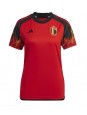 Belgien Replika Hemmakläder Dam VM 2022 Kortärmad